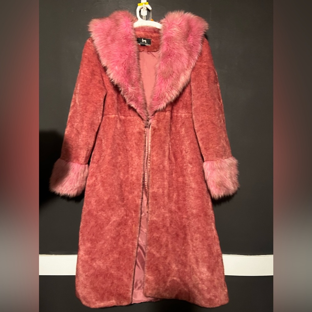 Vintage pink fur coat